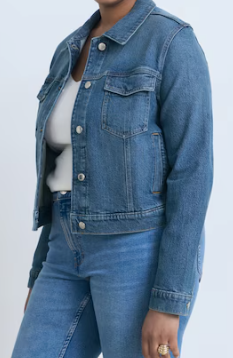 Chaqueta vaquera bolsillos MNG Talla S