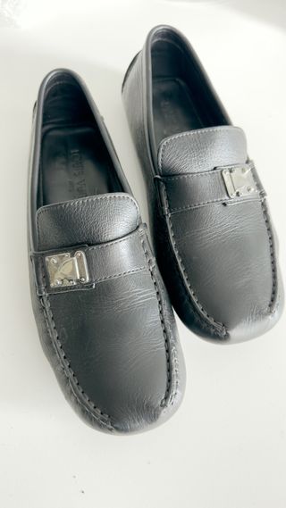 Mocasines piel negro Luois Vuitton talla 40
