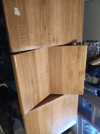Mesa plegable de madera