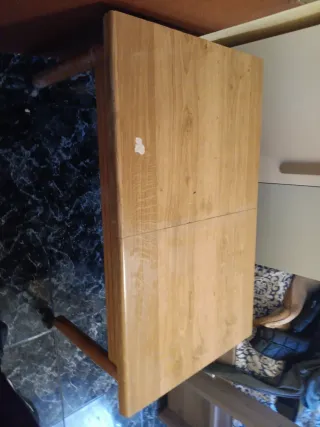 Mesa plegable de madera