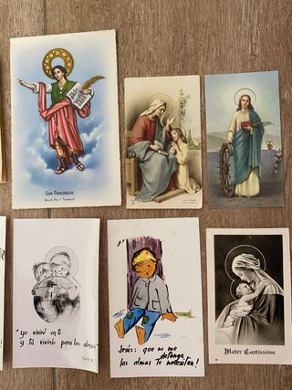12 Estampas Religiosas Variadas