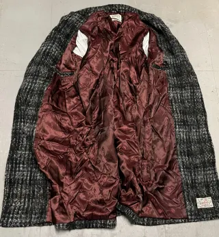 Abrigo cuadros grises Scotch & Soda