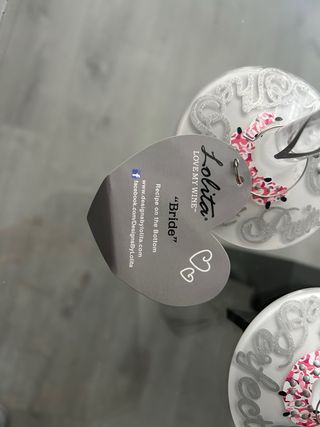 Copas de vino novios Lolita