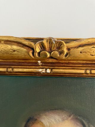 Cuadro Antiguo Óleo Retrato Hombre