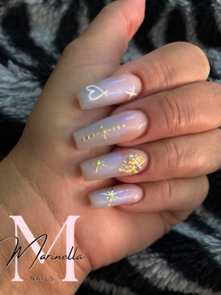 Manicura rusa acrilico