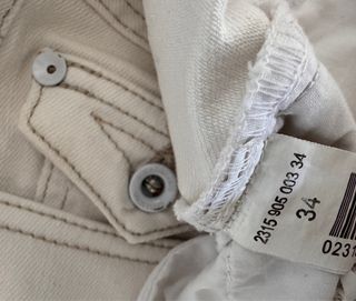 Pantalón vaquero blanco