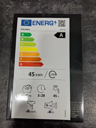 Lavadora Cecotec 7kg Dresscode 7410