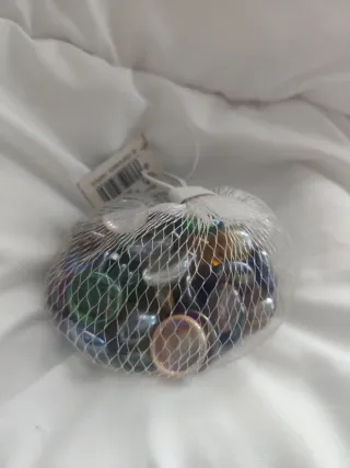 Saco de perlas de cristal decoracion.