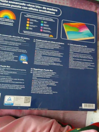 Puzzle madera arcoíris Play Tive 23 piezas