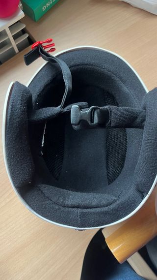 Casco de esquí TecnoPro blanco floral