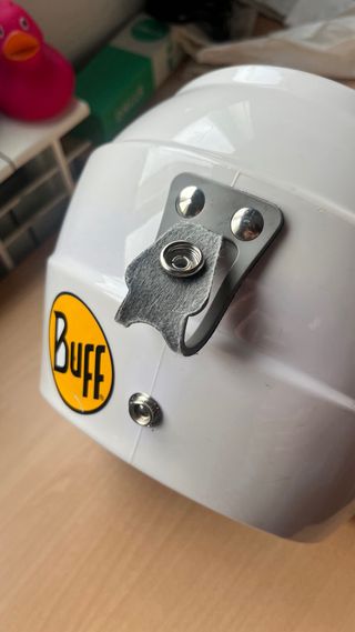 Casco de esquí TecnoPro blanco floral