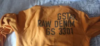 Sudadera G-Star RAW Naranja con cremallera
