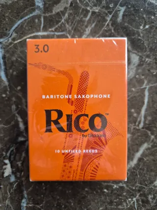 Rico 3.0 Cañas Saxo Barítono (10 uds)