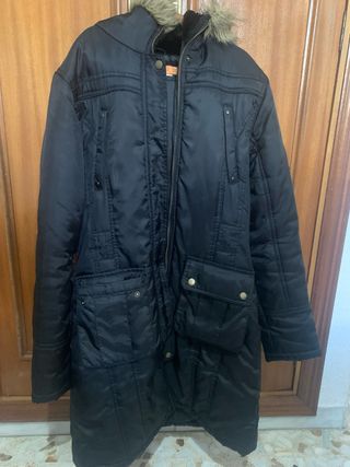 Chaquetón negro talla L