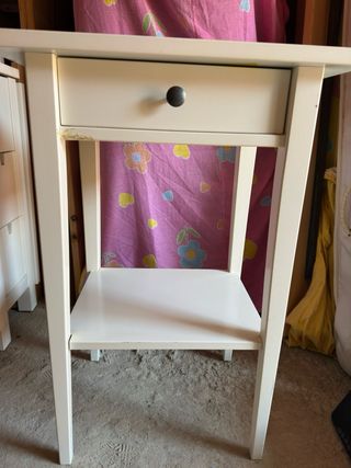 Mesa Auxiliar IKEA HEMNES Blanca