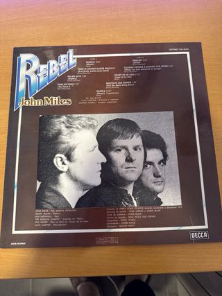 Vinilo John Miles - Rebel