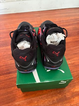 Puma Inhale Zapatillas Negras Rojas