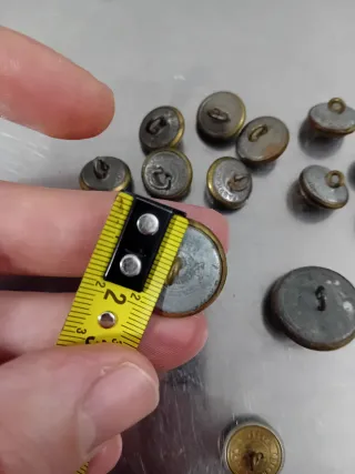 Lote Botones Militares Antiguos Águila