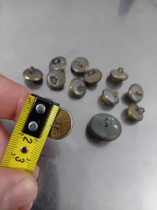 Lote Botones Militares Antiguos Águila