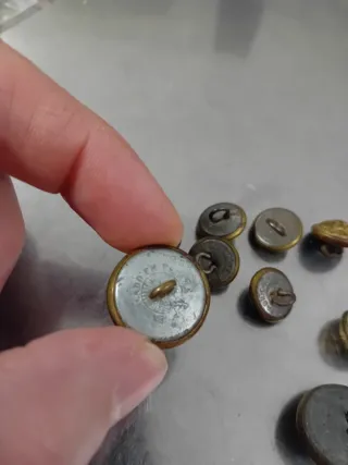 Lote Botones Militares Antiguos Águila