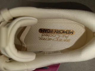 Scarpe Skechers Donna Beige Oro