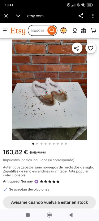 Zapatillas escandinavas de piel