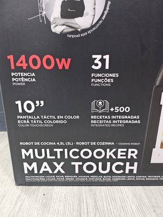 Robot de Cocina Masterpro Multicooker Max Touch.