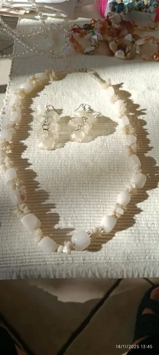 Set Collana Girocollo Orecchini vintage