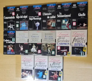 Lotto 15 VHS I Grandi Balletti
