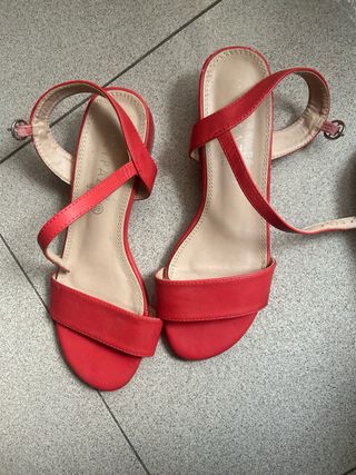 Sandalias Marypaz Rojas Talla 39