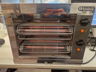 Tostadora Amitek Acero Inoxidable