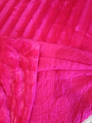 Manta Plaid pelo y borrego 160x220