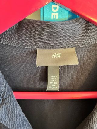 Polo H&M Azul Marino