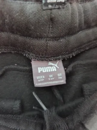 Conjunto Puma niño rojo y negro