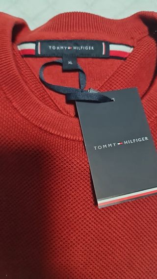 Jersey Tommy Hilfiger Rojo Talla XL