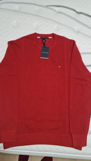 Jersey Tommy Hilfiger Rojo Talla XL