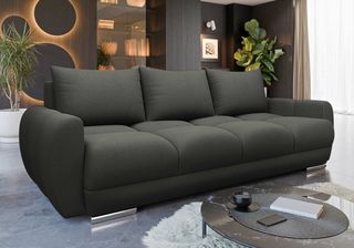 Sofá Cama Gris Tela