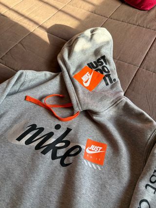 Sudadera Nike Gris Just Do It