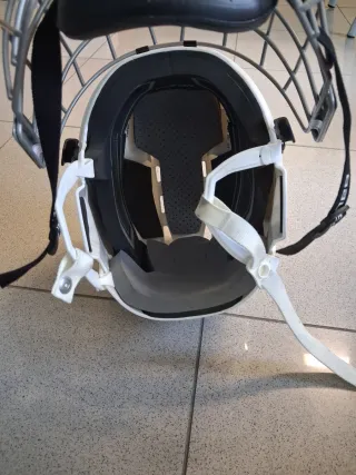 Casco de hockey Bauer blanco