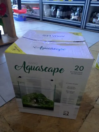 Acuario Nano Aqua LED 20L