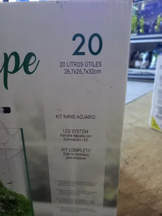 Acuario Nano Aqua LED 20L