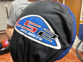 Casco Moto LS2 Flores Negro