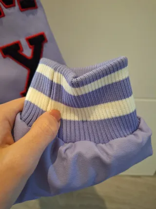 Chaqueta Bershka Lila Oversize