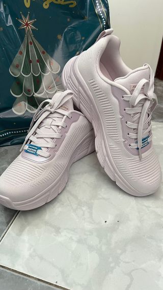 Zapatillas Skechers Memory Foam lila