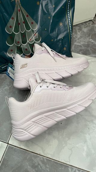 Zapatillas Skechers Memory Foam lila