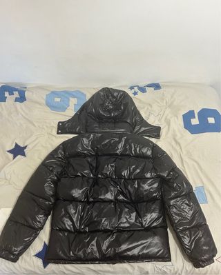 Abrigo Ralph Lauren Negro con Capucha