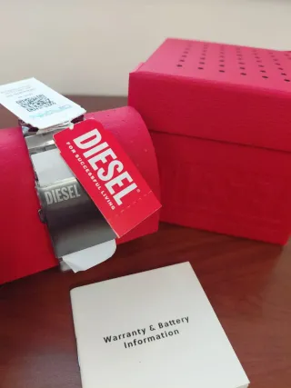 Orologio Diesel Master Chief Acciaio Arancione