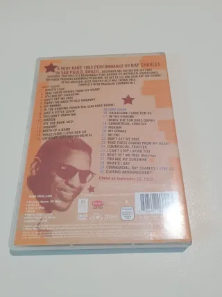 DVD Ray Charles Live in Brazil 1963