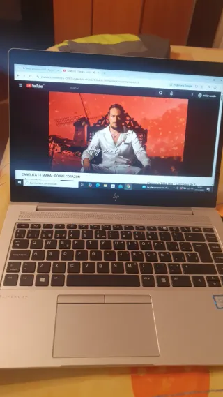 Ordenador portátil HP gris modelo ELITEBOOK g alta