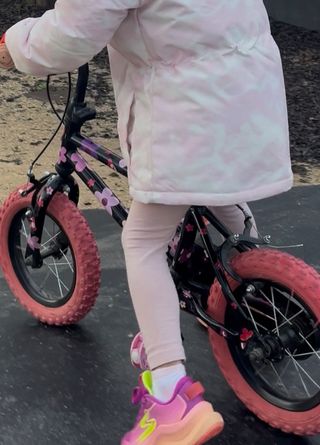 Bicicleta infantil hello kitty 14" ruedas rosas